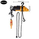 1 Ton Electric Chain Hoist Single Phase Crane Hoist 2200lbs Load 13ft Lift 1500w