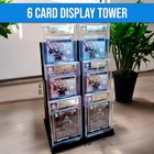 Trading Card Display Tower For 6 Cards - For Bgs  Psa  Cgc  Toploaders    More