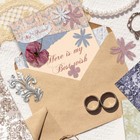 Vintage Pastel Floral 12x12 Double Sided Cardstock Paper Pad - 36 Sheets Deco   