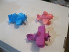 Lot Of 3 Mcdonald s 1986 Airport Airplane Happy Meal Toys Grimace Birdie Fry Guy