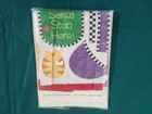 Sunset Felt Fabric Applique Kitten cat Stocking Kit 18116 Vintage 90s Christmas