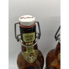 Lot Of 2 Vintage Grolsch Amber Brown Lager Beer Bottles Porcelain Swing Top
