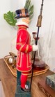 Vtg Beefeater Gin Hand Painted Bar Display Statue Decanter 