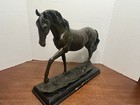 Bronze Large Horse Standing Sculpture Statue 17  X 15  Lost Wax W Box 