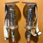Gt Golden Team A  Rohrmoser Vintage 54 Inch   135 Cm Ski Poles Strap Grips Vguc