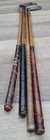 4 Antique Vintage Interesting Scottish Made Hickory Wood Shaft Golf Club Putters