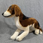 Melissa Doug Beagle Plush Realistic Giant Stuffed Dog Lifelike Puppy 20  As Is