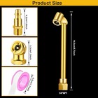 Heavy Duty Dual Head Air Chuck  Closed Size  5-piece Set