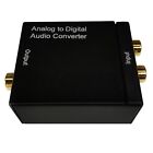 Analog L r To Digital Spdif Coaxial Coax Rca   Optical Toslink Audio Converter