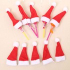 20-50pcs 1 12 Dollhouse Miniature Christmas Santa Hats Holiday Party Accessories