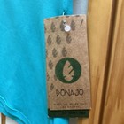 New Dona Jo Womens Sleevelss Polo Crop Top Green Size Small Golf Tennis Collar