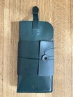 Ahlem Leather Eyewear Case In Deep Green Nwot With Lens Cloth
