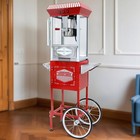Theater Popcorn Machine Maker W  Cart 12oz 850w Commercial Vintage-style Popper