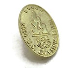 2004 Athens Summer Olympics Usa Team Pin Gold Tone Lapel Pinback Olympic Torch
