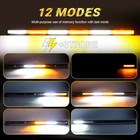34  Rear Chase Warning Light Bar Brake turn strobe For Offroad Utv Polaris Rzr