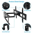 Full Motion Tv Wall Mount Bracket Led Lcd Flat 37 40 42 46 50 52 55 60 65 70inch
