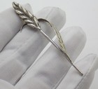 Vintage Italian Handmade Genuine Silver Small Ear Of Wheat Figurine Miniature