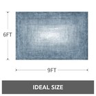 6x9 Area Rugs For Living Room  Machine Washable Non Slip Area Rug Modern 