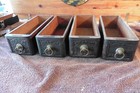 4 Wood Drawers From Early 1900 s Antique Singer Sewing Machine Treadle Cabinet