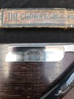 Ern 1166 Barbers Notch Straight Razor Crown   Sword  Shaving Shave Ready