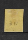 Mexico Scott 10 Used Fine  - 1861 4r Dull Rose yellow Issue - Hidalgo