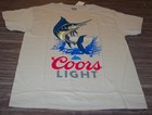 Coors Light Beer Deep Sea Fishing T-shirt Mens Large New W  Tag