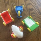 Vintage 1976 - 82   Fisher Price Little People- Little Riders Vehicles Set Of 4