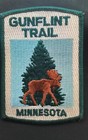 Gunflint Trail Minnesota Vintage Embroidered Iron-on Patch Moose Lodge Souvenir