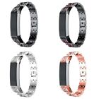 Strapsco Rhinestone Replacement Bracelet Band Strap For Fitbit Alta   Hr