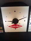 Vintage 1960   s Grain Belt Beer Lighted Bar Tavern Menu Sign Clock Waterfall