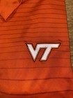 Nike Dri Fit Virginia Tech Hokies Mens Orange Polo Shirt Size Xl