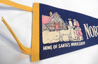 North Pole  Colorado  Home Of Santa   s Workshop 18    Size Pennant  Rarer Image
