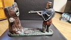 Ca1877 Cast Iron Mechanical Bank Creedmore Bank By J    E  Stevens