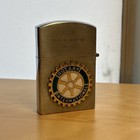Vtg 1966 Rotary International Xl Oversizdirector Table Lighter Engraved Dick
