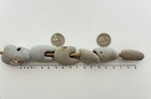 6 Natural Holey Beach Long Hole Tube Rocks Hag Stones Adder Fairy Mystic  r Usa