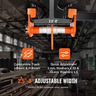 Push Beam Trolley Manual Trolley 2200 Lbs 1 Ton Load 2 5 -8  Adjustable