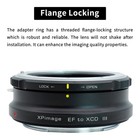 Xpimage Lens Mount Adapter For Canon Ef Lens To Hasselblad X System Xcd Camera