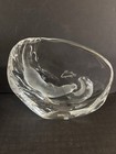 Mats Jonasson Sweden   Crystal Sculpture   Playing Otters    Signed numbered