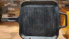 Lodge P12sgr 12  Pro-logic Square Cast Iron Grill Pan Ribbed Skillet Usa