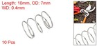10 Pcs 0 4 X 7 X 10mm Compression Springs 304 Stainless Steel Extension Spring