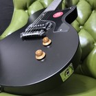 Matte Top Solid Body Electric Guitar Rounded Fret Edge P90 Pickups Mahogany Neck