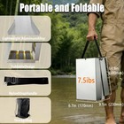 Portable 50  Folding Sluice With 24pcs Gold Panning Equipment