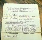 1838 New York Circuit Court Document Signed By Henry R Bristol Rensselaer County
