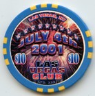  10 Las Vegas Club July 4th Le Chip Downtown Las Vegas 2001 Obsolete