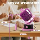 Electric Yarn Ball Winder - Adjustable Tension  13 Oz Capacity  Automatic