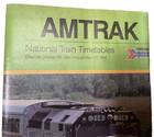 Vtg Amtrak National Train Timetables Brochure  oct 1984 - April 1985  Map Origin