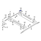 Genuine Ford Roof Rack Cover Jl1z-7855182-aa
