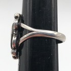 Vintage Southwestern Navajo Style Turquoise Sterling Silver Ring Size 5