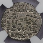 Parthian Kingdom  Pacorus Ad 78-120 Ar Drachm  3 97g  - Ngc Au 5 5 3 5