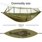 1-2 Person Camping Hammock With Mosquito Net   Rainfly Cover Tarp Fall Camping
